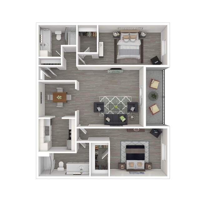 Floorplan - Mission Pointe Club Apartments