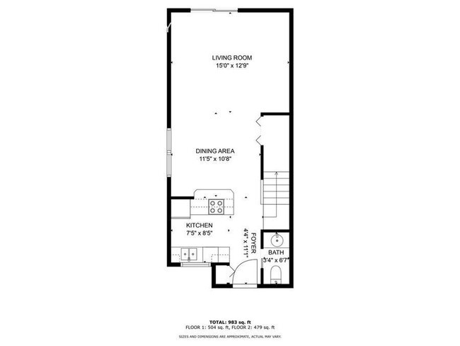 Building Photo - Apply Now! Two-Bedroom 1.5 bathroom Townho...