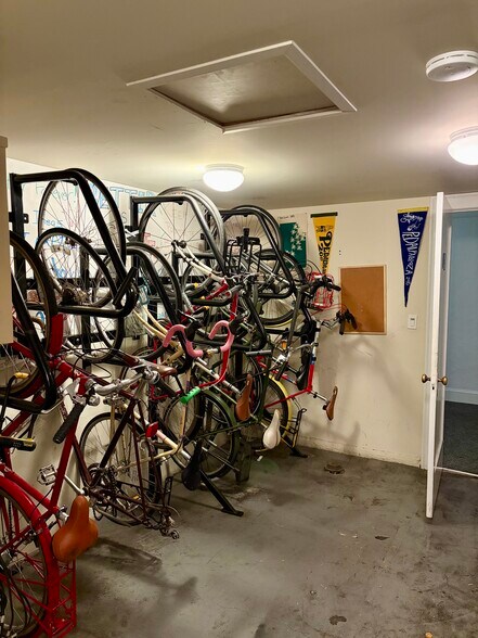 bike parking located on first floor - 1509 NE 10th Ave