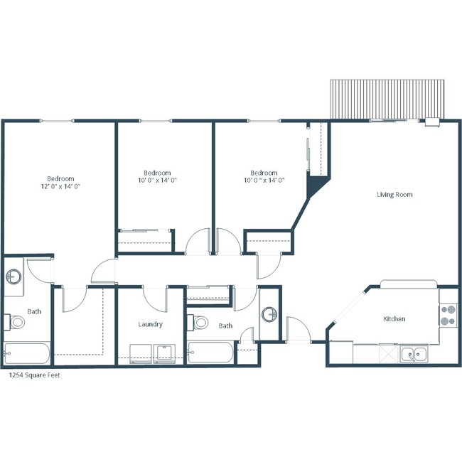 Floorplan - Sterling Pointe Apartment Community