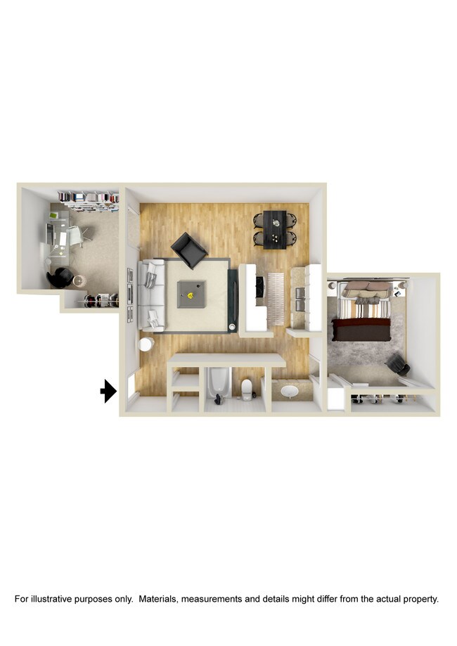Floorplan - Timbers Apartments, Riverside
