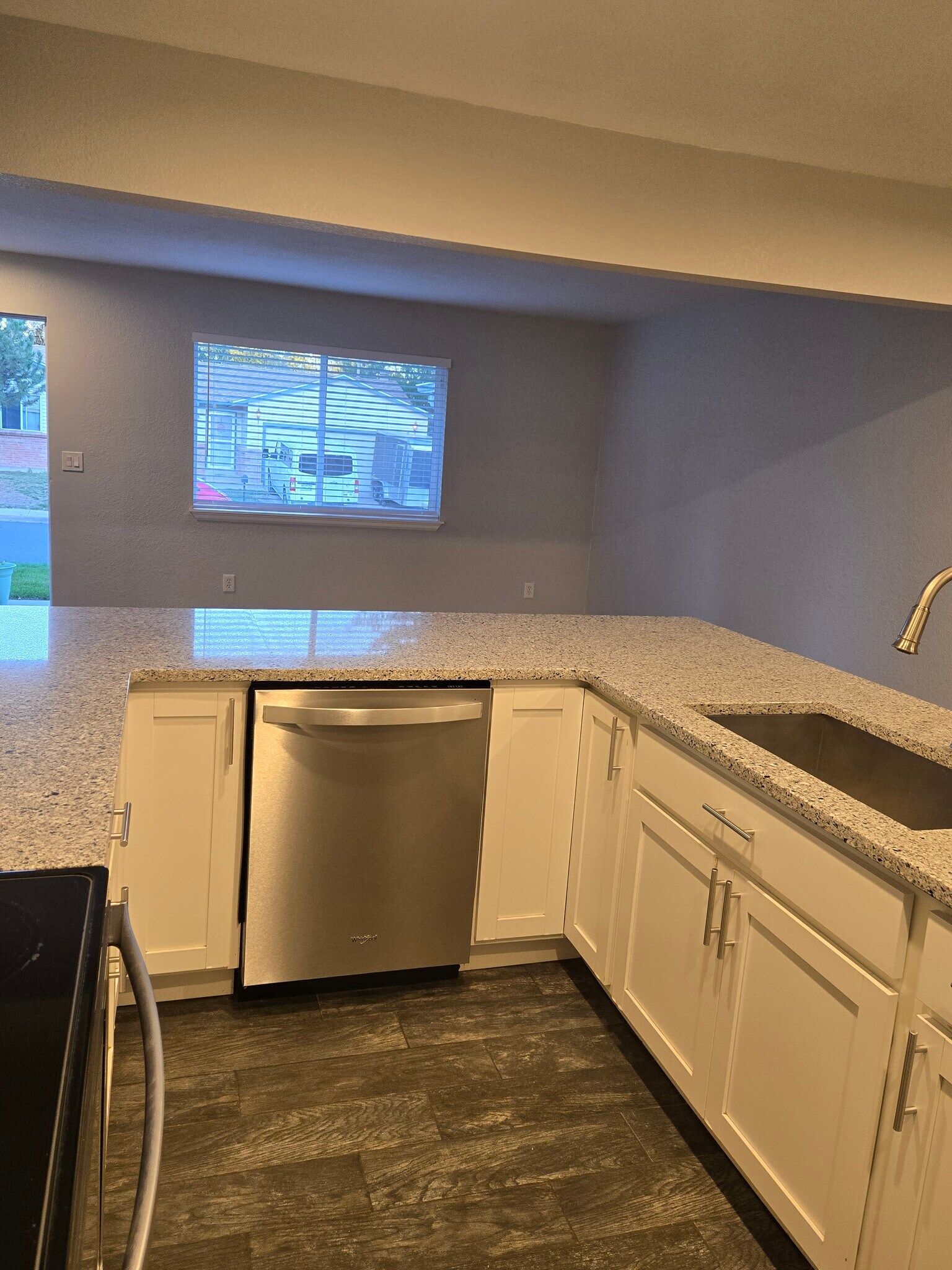 View over countertop to LR - 8731 Field Way
