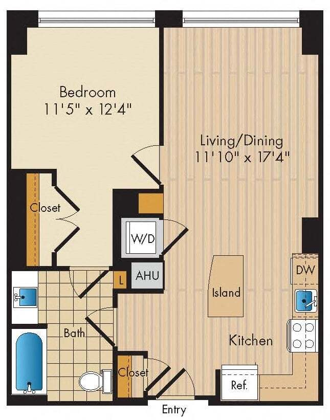 Floorplan - Flats 130 at Constitution Square