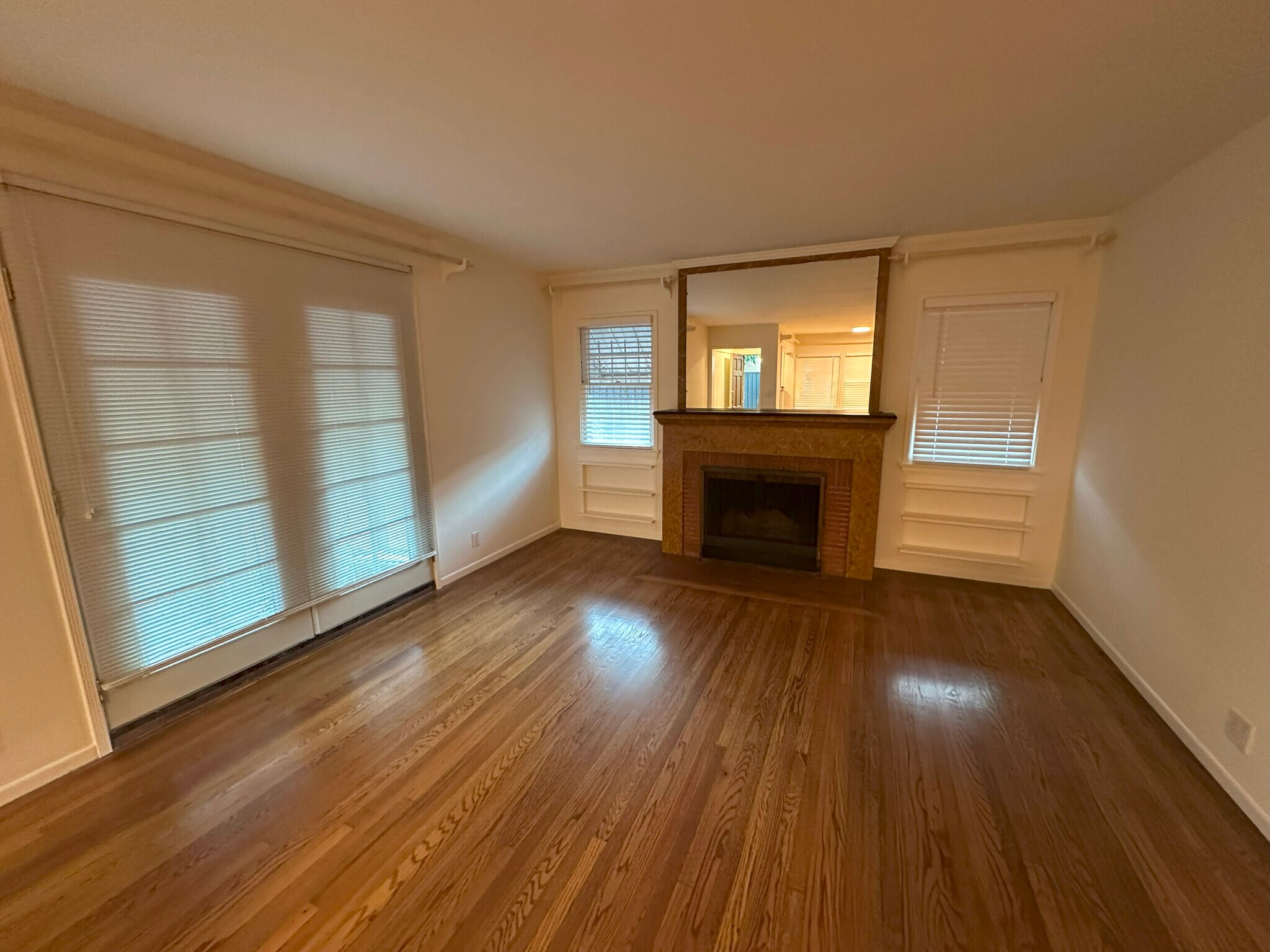 Fireplace in Living room - 10807 Huston St