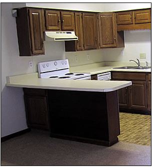 Kitchen - Poplar Ridge Apartments