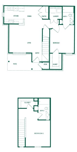 Plan A - Millpoint Townhomes