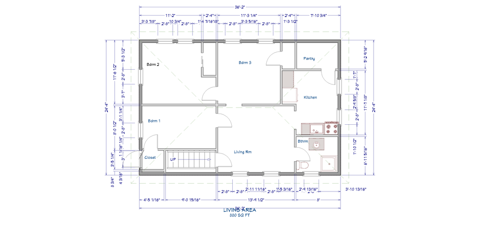 Layout sketch - 540 NW 14th St