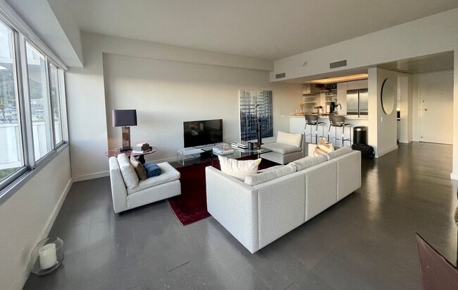 Living Room towards Kitchen - 7135 Hollywood Blvd