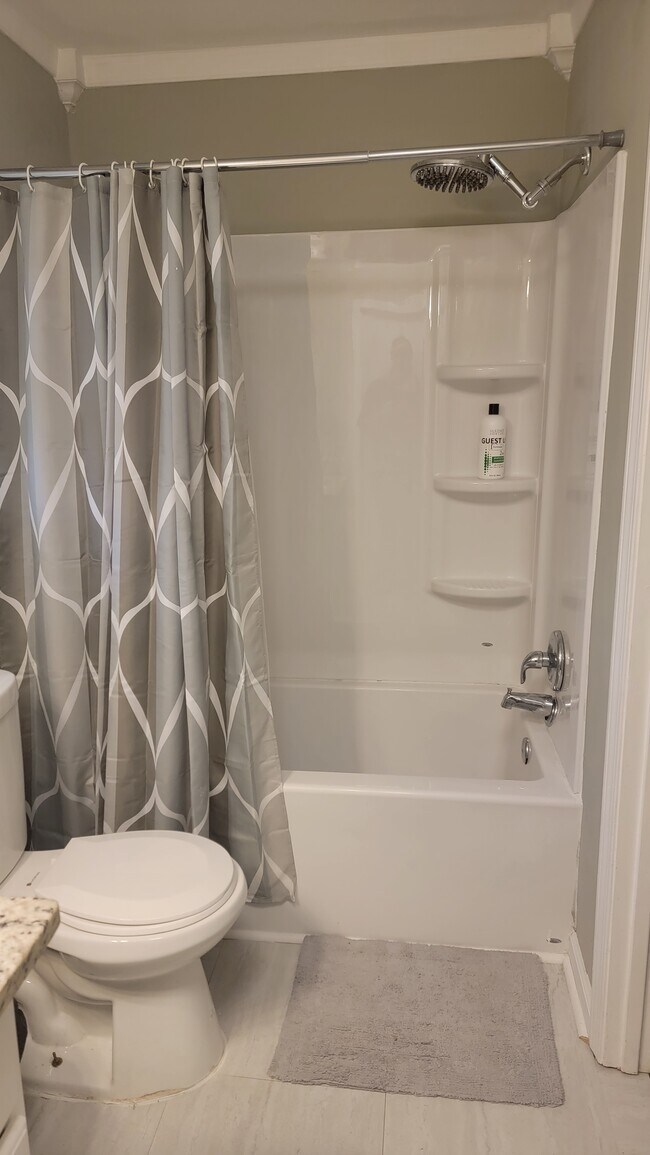 shower and tub in main hallway - 6585 Buckhurst Trl