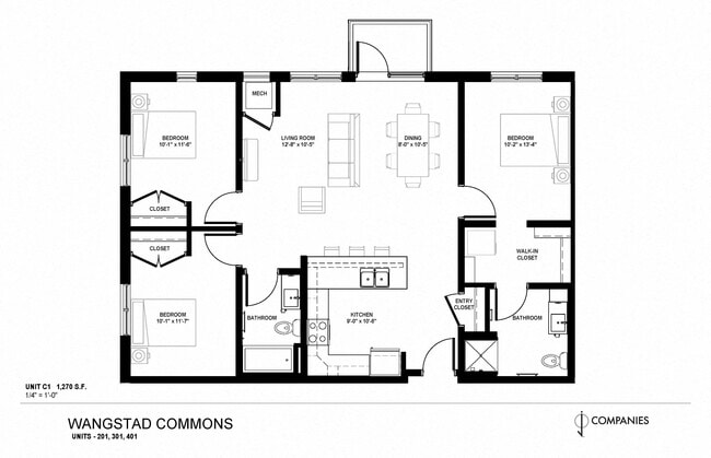 Floorplan - Wangstad Commons