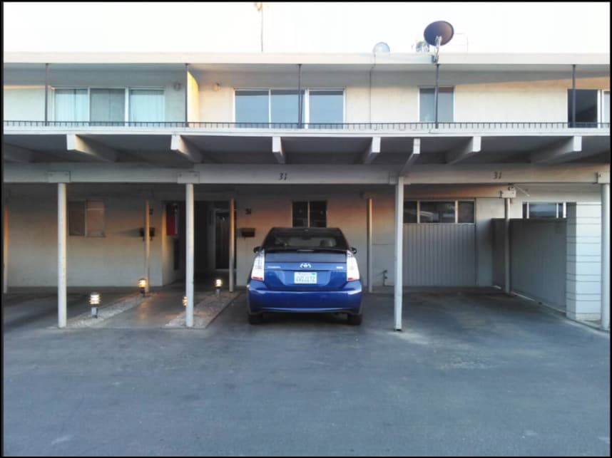 two car ports just outside the unit - 805 Tully Rd