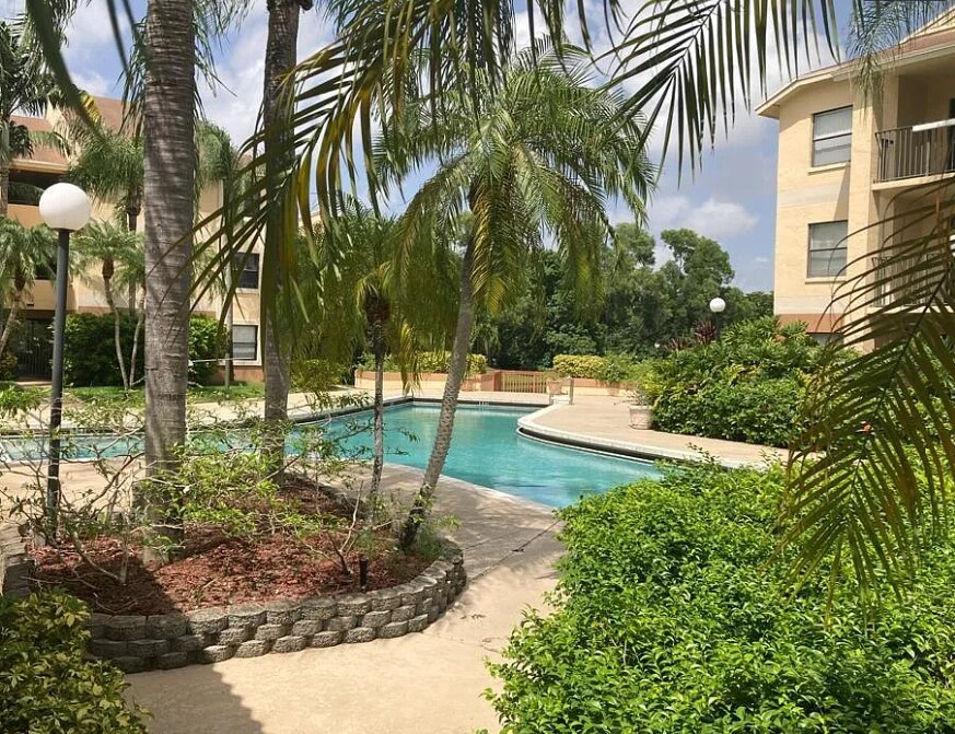 Pool Area - 9999 Summerbreeze Dr