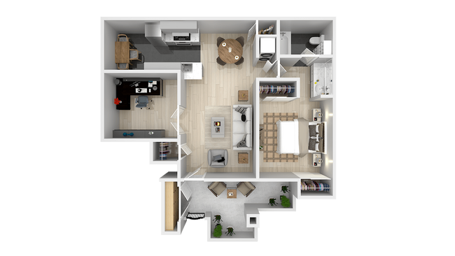Floorplan - The Resort at Encinitas Luxury Apartment Homes