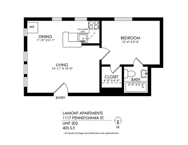 Floorplan - LaMont Apartments