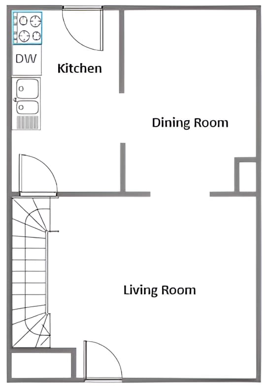1st floor - 6120 Mount Ridge Rd