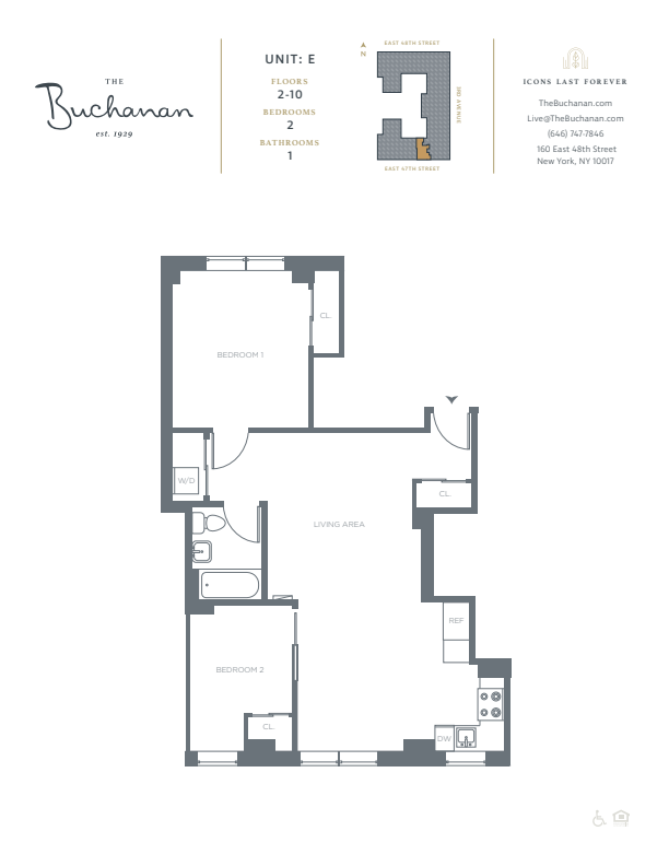 Floorplan - The Buchanan