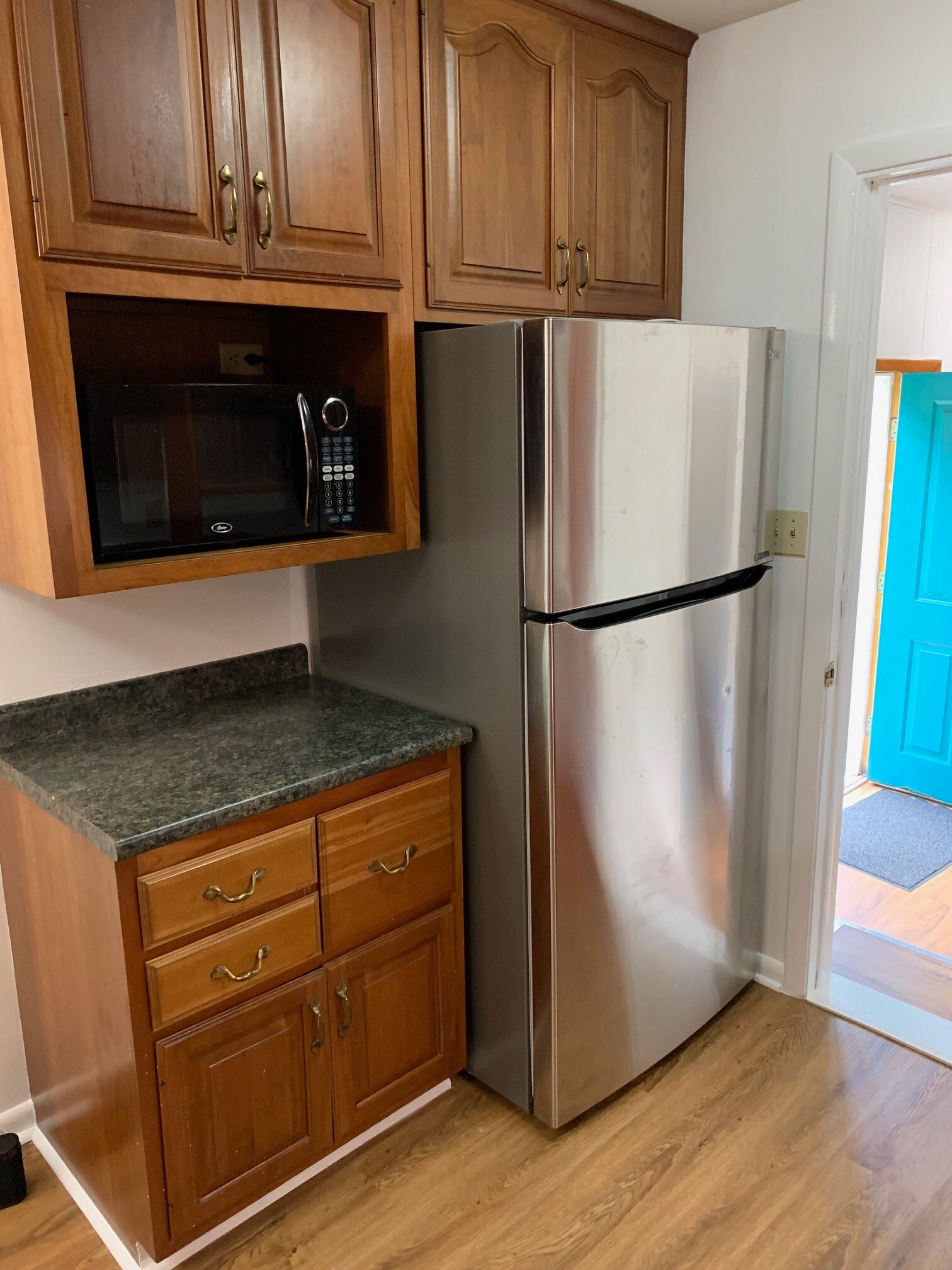 Fridge and Microwave - 246 Sapsucker Woods Rd