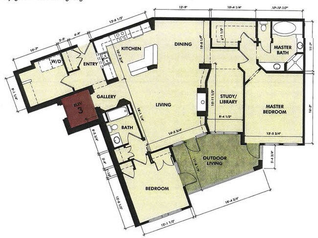 2BR/2BA - The Overlook at Westover Hills