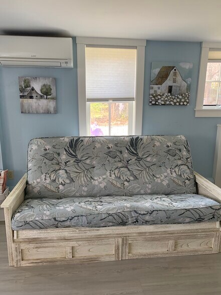 Full size futon in LR - 5 Revere St