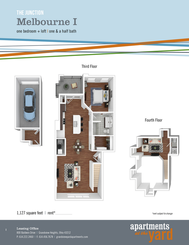 Floorplan - Apartments at the Yard: Junction