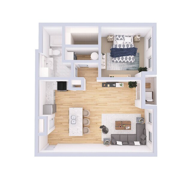 Floorplan - Monmouth Row Apartments