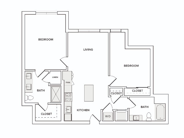 B01 989 sq. ft. - Modera Founders Row