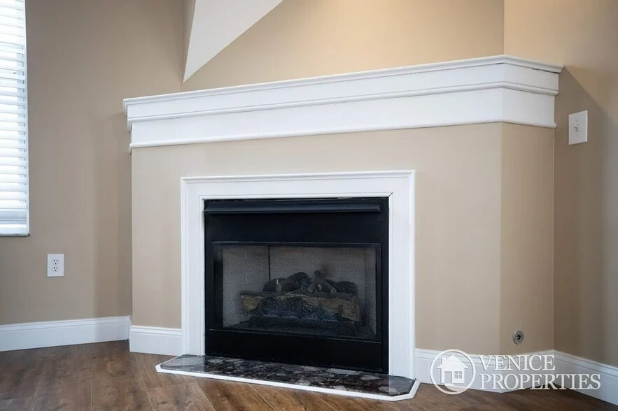 Living Room Fireplace - 1493 Chambers Rd