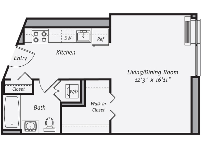 Floorplan - Avalon Riverview South Tower