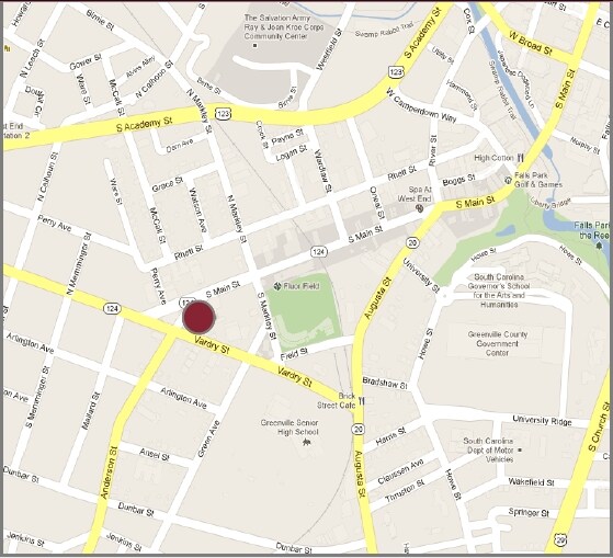 Map - 416 Vardry St