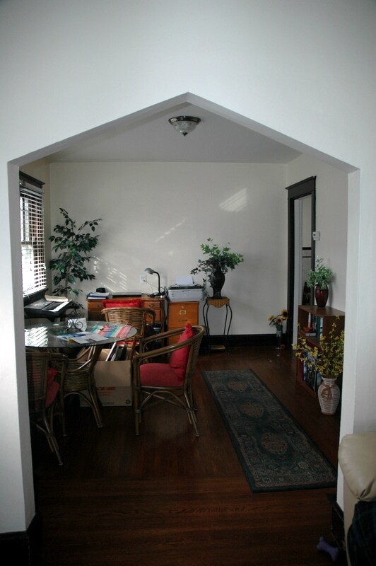 Dining room, family room or office space with lots of light & entry into hall /bedroom area with coat closet. - 5423 Rolston Ave