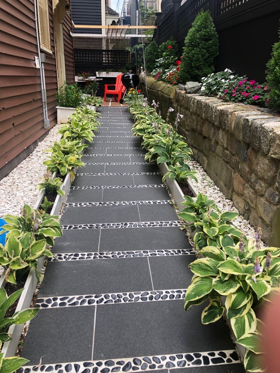 walkway to patio - 188 Hillside St