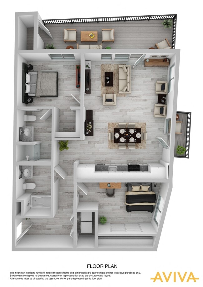 Floorplan - AVIVA Apartments