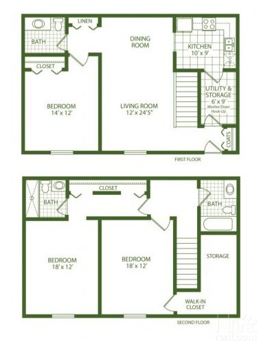 Floorplan - Park Place Apartments