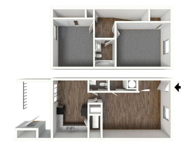 Floorplan - Foxcroft Apartments