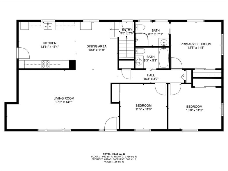 Main Level - 3660 Wanda Rd