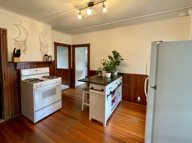 Kitchen with Gas stove. - 17 Rector St