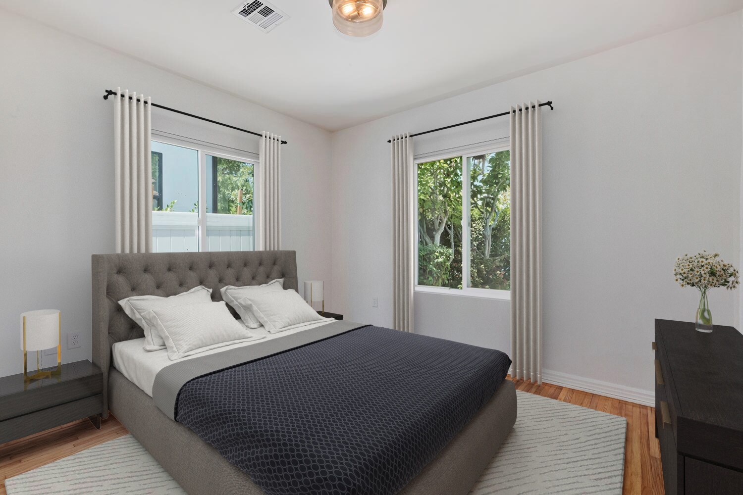 Virtually Staged 2nd bedroom - 8978 Norma Pl