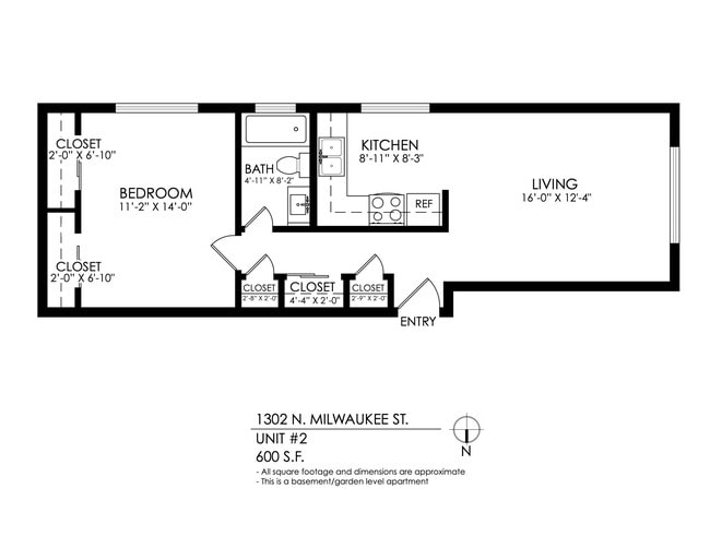 Floorplan - 1302 Milwaukee