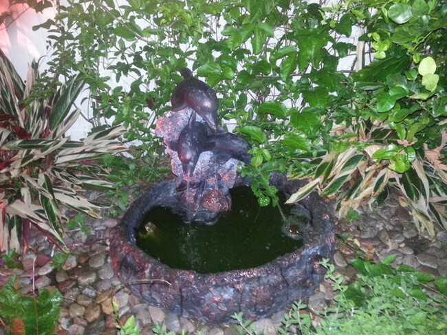 One of 4 fountains w/ stone benches - 47-337 Mahakea Rd