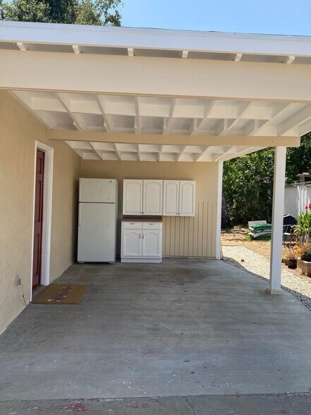 Car Port / w Storage Cabinets - 1973 El Sereno Ave