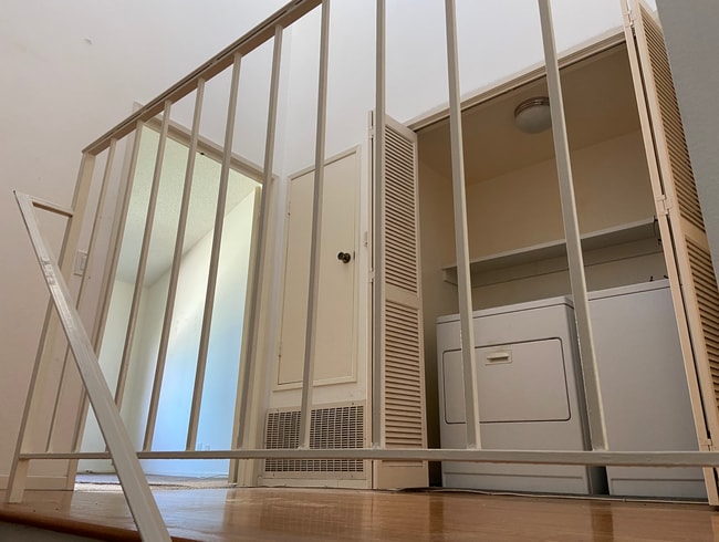 Washer and Dryer nook in hallway - 1823 11th St