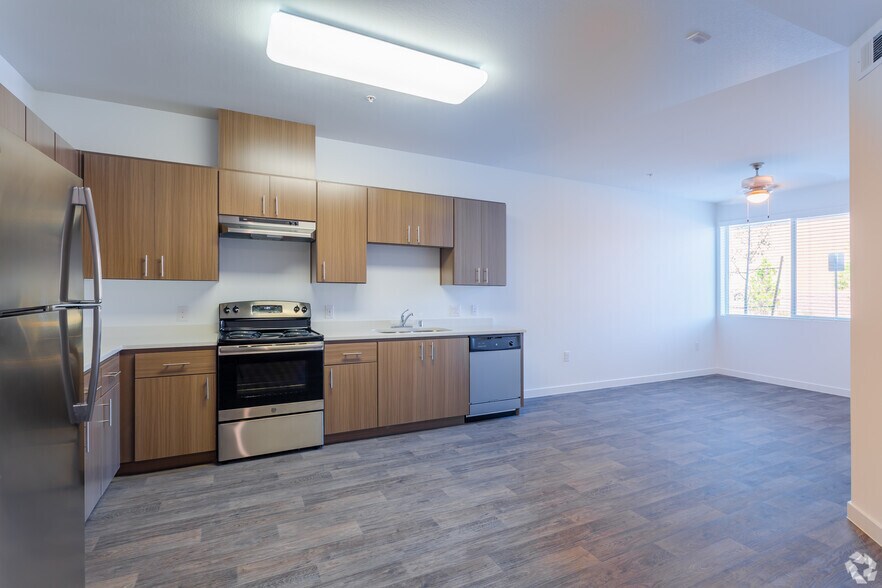 2BR, 1BA - 2A 850 SF Living Area - Crescendo Senior Apartments