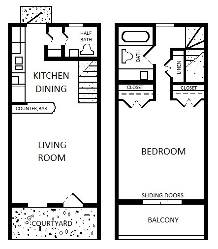1BR/1BA - Timber Ridge Townhomes