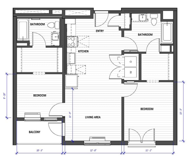 Floorplan - Hyas Point Apartments