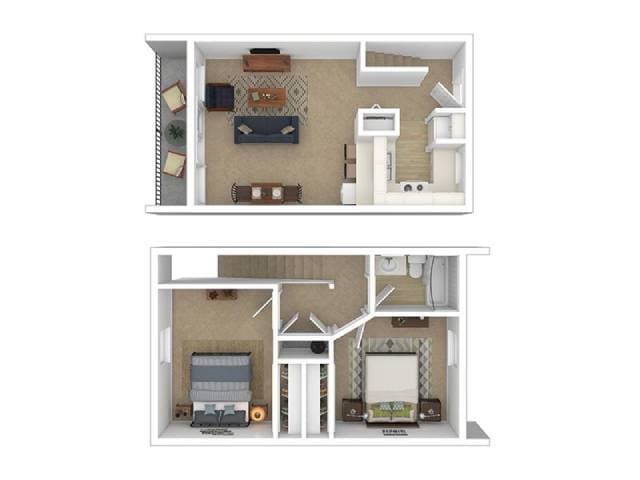 Floorplan - Peaks at Ellis View