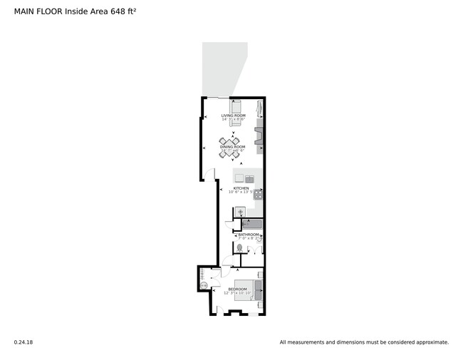 Belmont Floorplan. - 1334 Belmont St NW