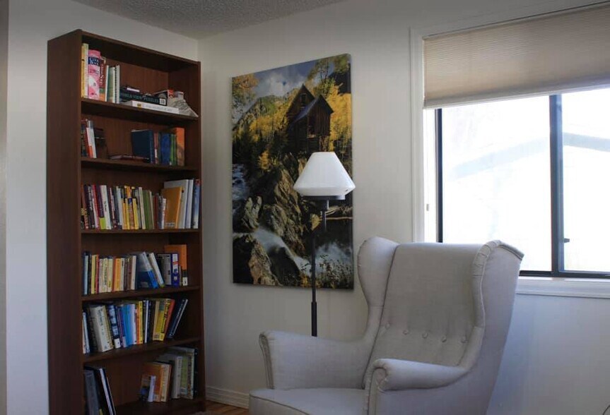 Living room by north window - 1228 Maple Street