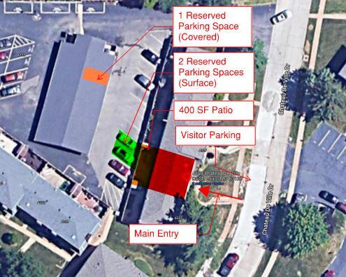Location of the Unit - 4329 Chateau de Ville Dr