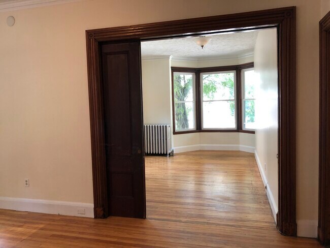 pocket doors to bright living room - 20 Grant St