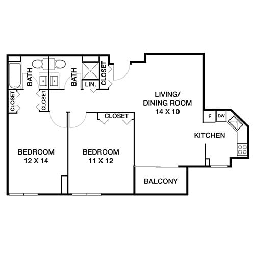 Floorplan - Evanston Place